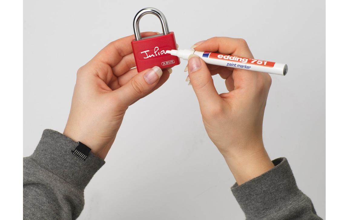 ABUS T65AL/40 Mechanisches Vorhängeschloss – Aluminium, Bügel 23×22 mm, Ø 6,5 mm, Sicherheitslevel 5, Aussen