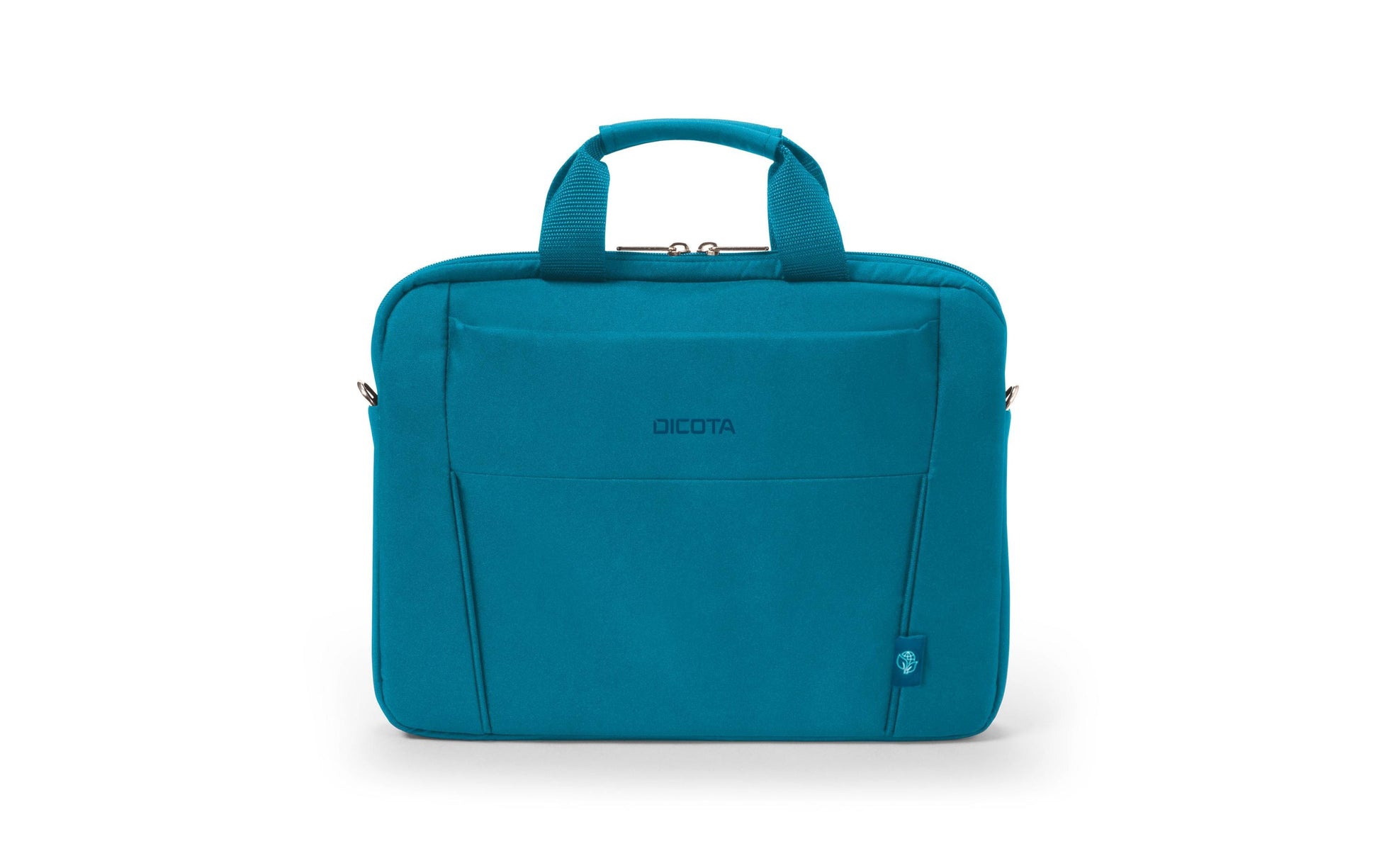 DICOTA Notebook-Tasche bis 14,1" – Handgriff, abnehmbarer Schultergurt – Blau