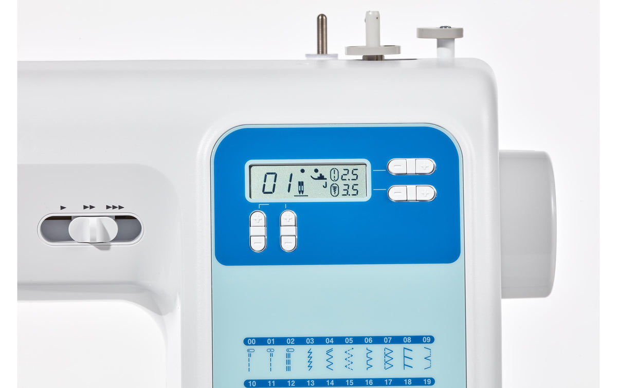 Brother Nähmaschine FS60x Comfort (FS60XVM1) – weiss, blau