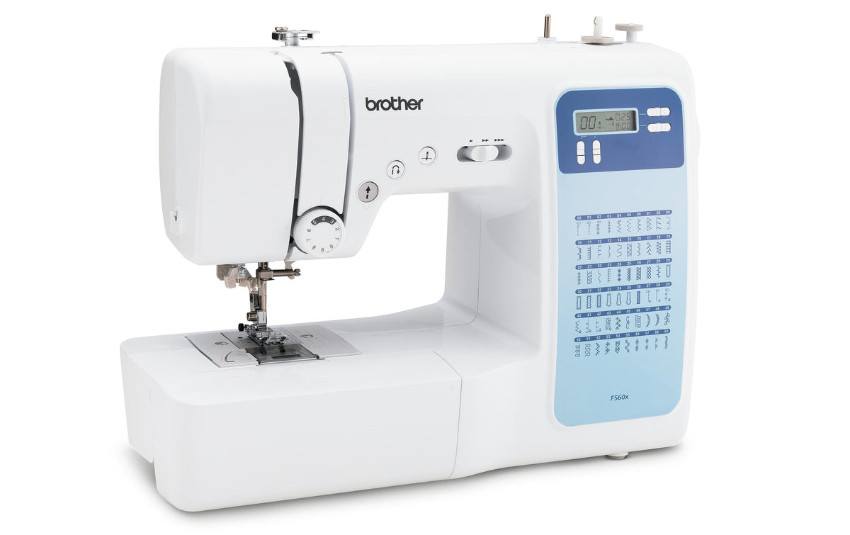 Brother Nähmaschine FS60x Comfort (FS60XVM1) – weiss, blau