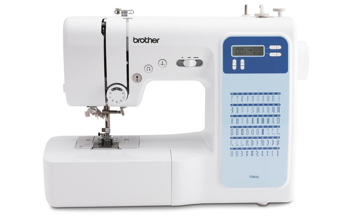 Brother Nähmaschine FS60x Comfort (FS60XVM1) – weiss, blau