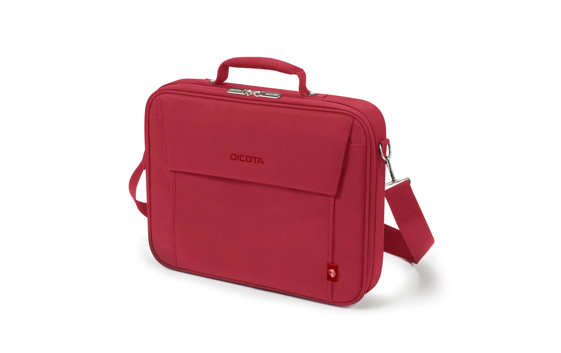 DICOTA Eco Multi BASE Notebook-Tasche bis 15,6" – aus recyceltem PET – Rot
