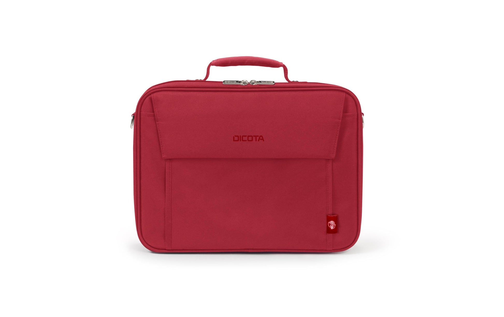 DICOTA Eco Multi BASE Notebook-Tasche bis 15,6" – aus recyceltem PET – Rot