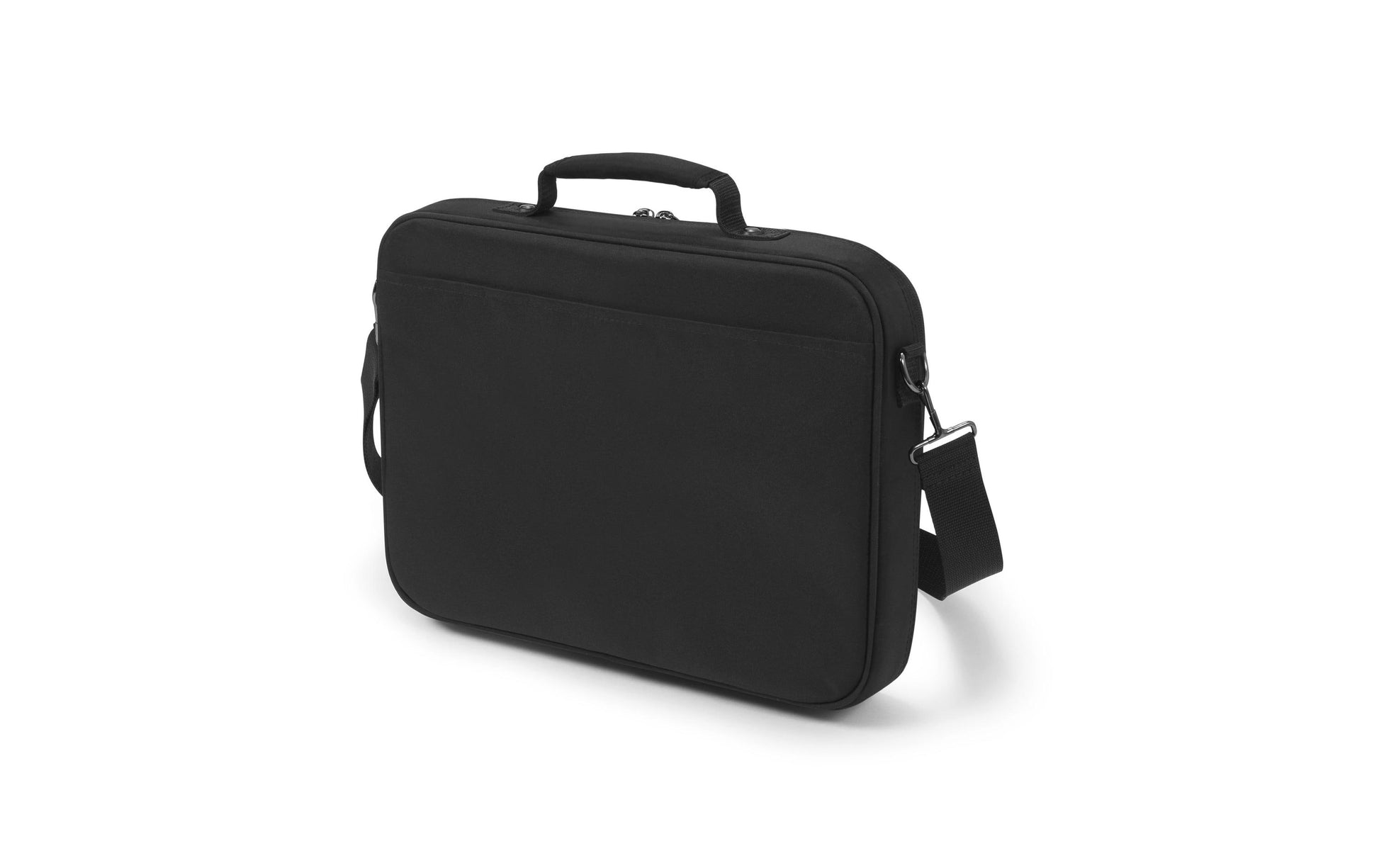 DICOTA Eco Multi BASE Notebook-Tasche bis 14,1" – Trolley-Band, abnehmbarer Schultergurt – Schwarz