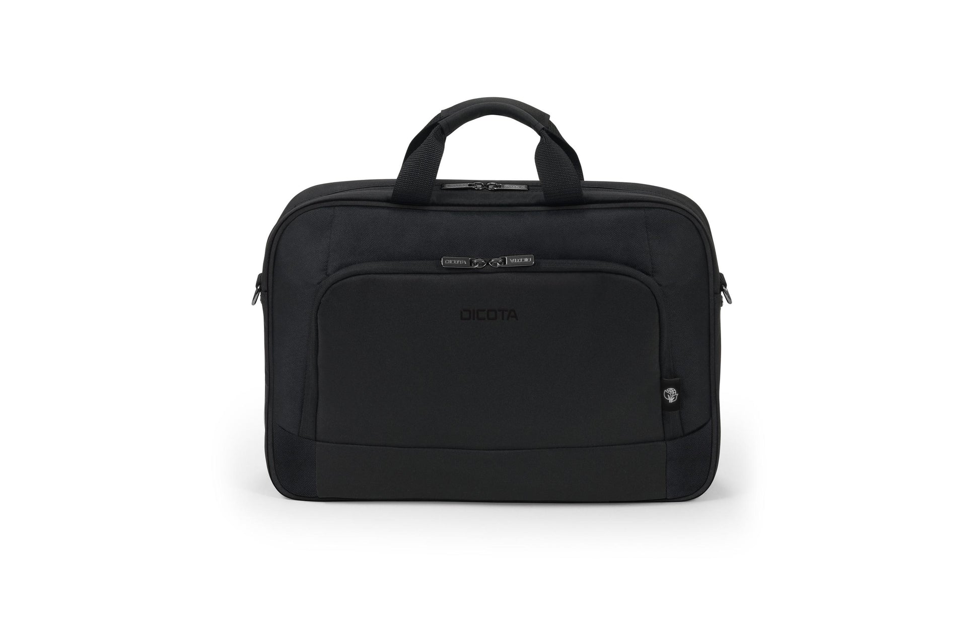 DICOTA Notebook-Tasche bis 14,1" – Trolley-Band, abnehmbarer Schultergurt – Schwarz