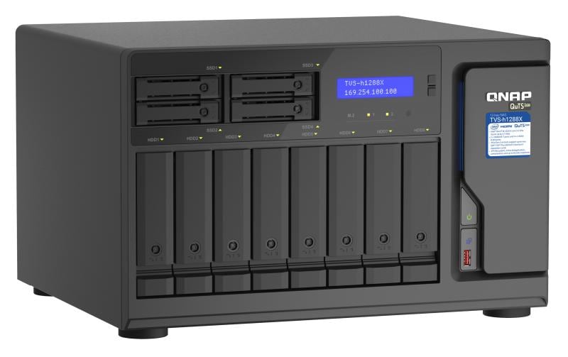 QNAP TVS-h1288X-W1250-16G Speichergerät – 12 Bay