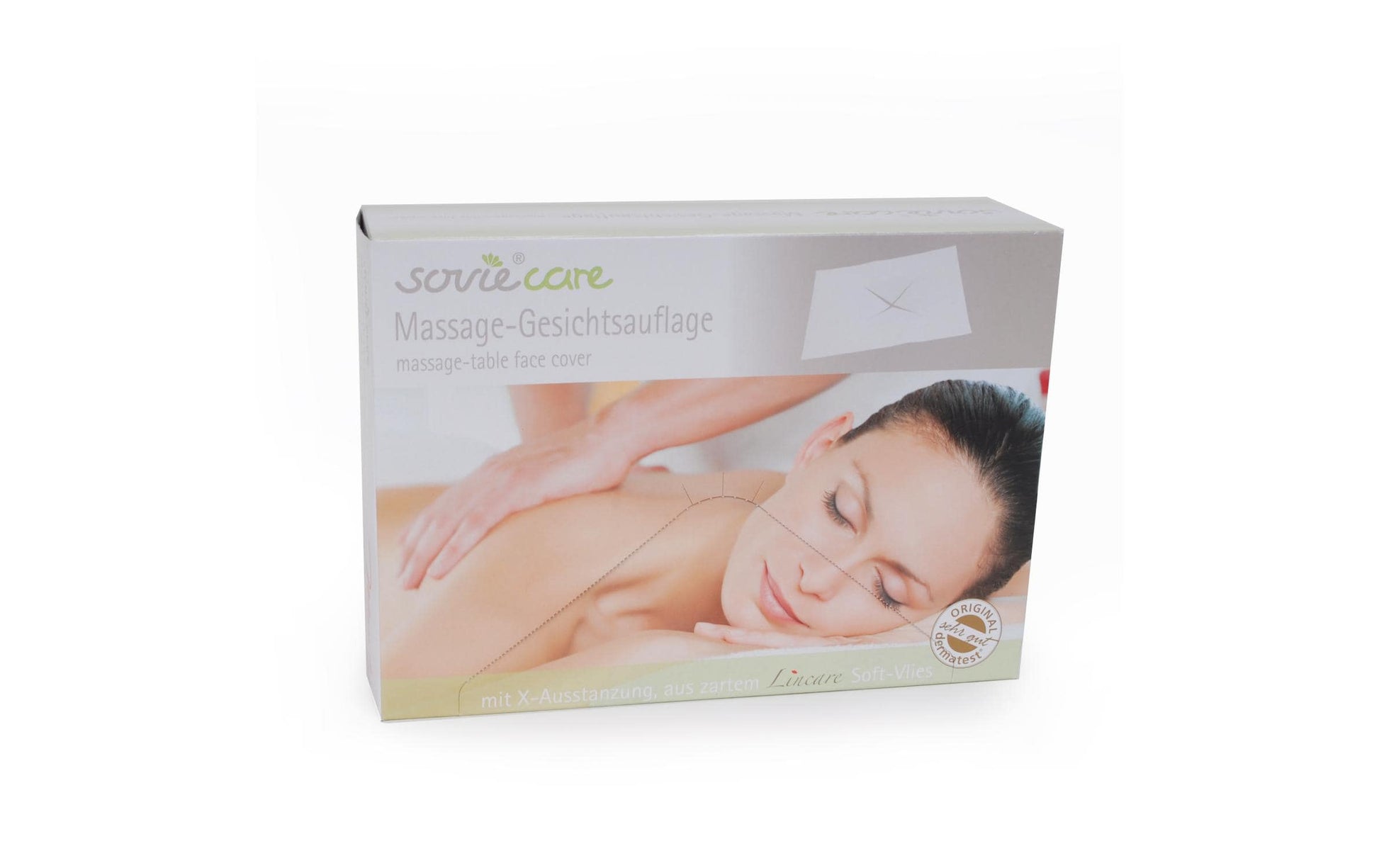 Sovie care Gesichtsauflagen – 30 × 21 cm, 100 Stk – weiss