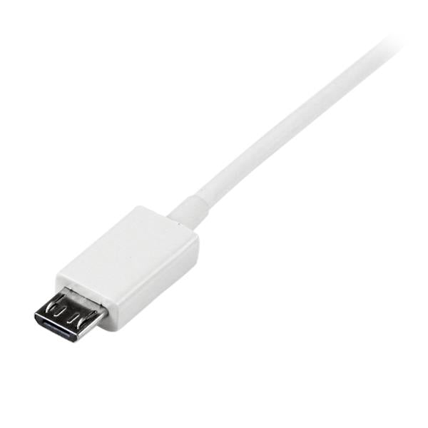 StarTech.com USB-A auf Micro-USB-B Kabel – USB 2.0 (480 Mbit/s) – 1 m – Weiss