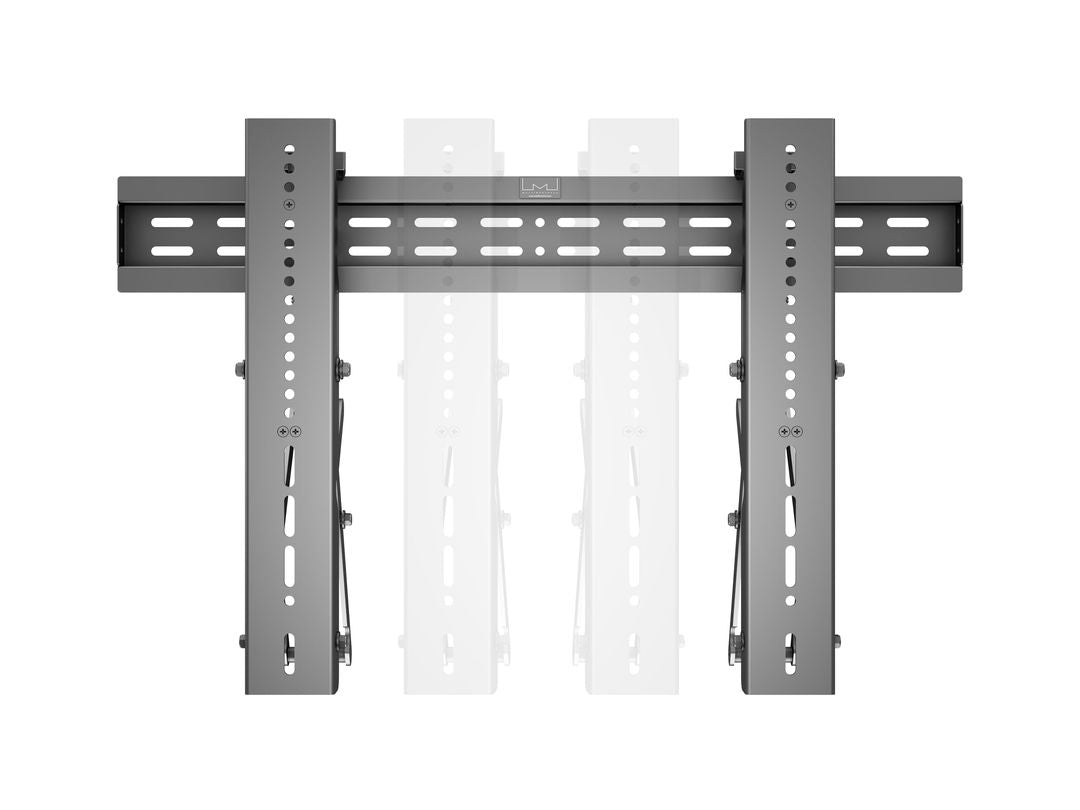 Multibrackets Wandhalterung, ausziehbar, für 40–70", VESA 200×200–600×400, bis 40 kg, schwarz