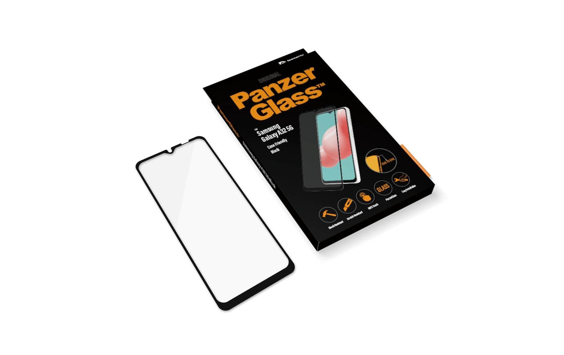 PanzerGlass Displayschutz (Panzerglas), Case Friendly – für Galaxy A32 5G