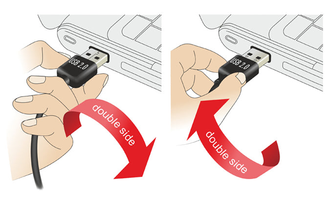 DeLOCK USB-A auf USB-B Kabel – USB 2.0 (480 Mbit/s) – 2 m – Abgewinkelt – Schwarz