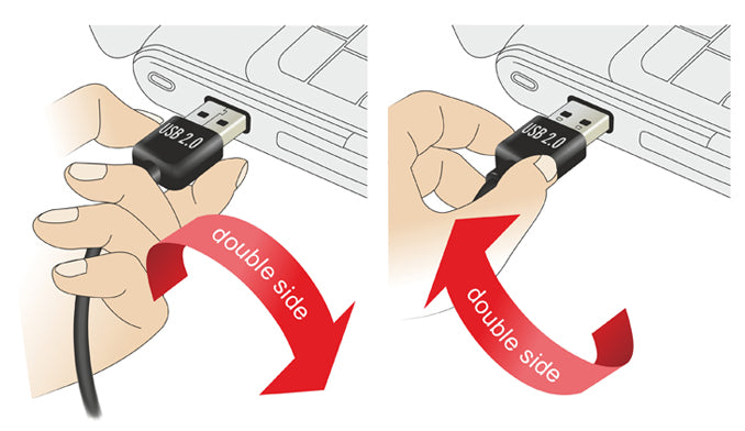 DeLOCK USB-Kabel – USB-A auf Micro-USB-B – USB 2.0 (480 Mbit/s) – 1 m – Abgewinkelt, beidseitig einsteckbar