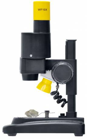 National Geographic Stereo-Mikroskop – Schwarz, Gelb – 135,0 × 100,0 × 220,0 mm – 490 g