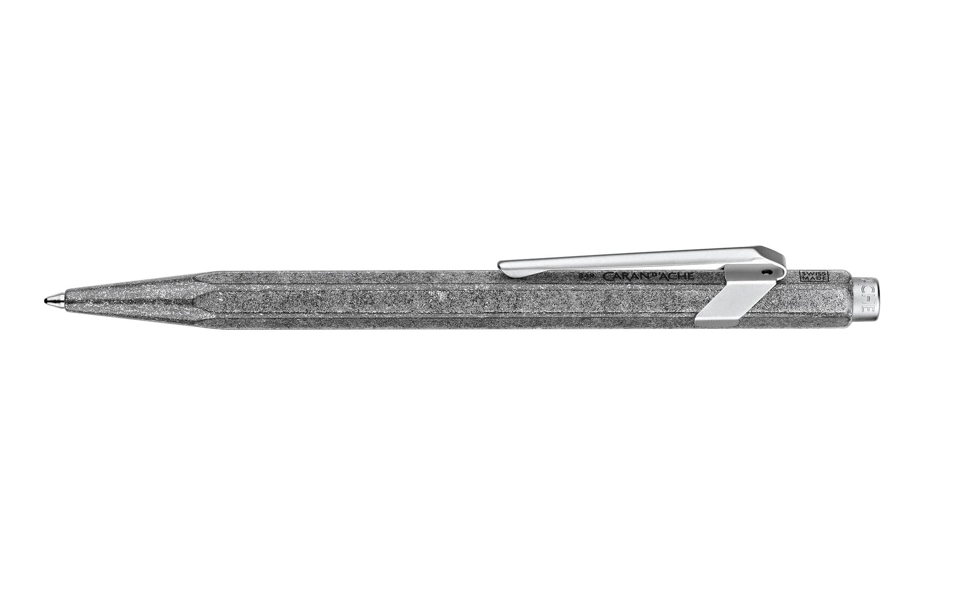 Caran d-Ache Kugelschreiber – Grau Meliert, Aluminium
