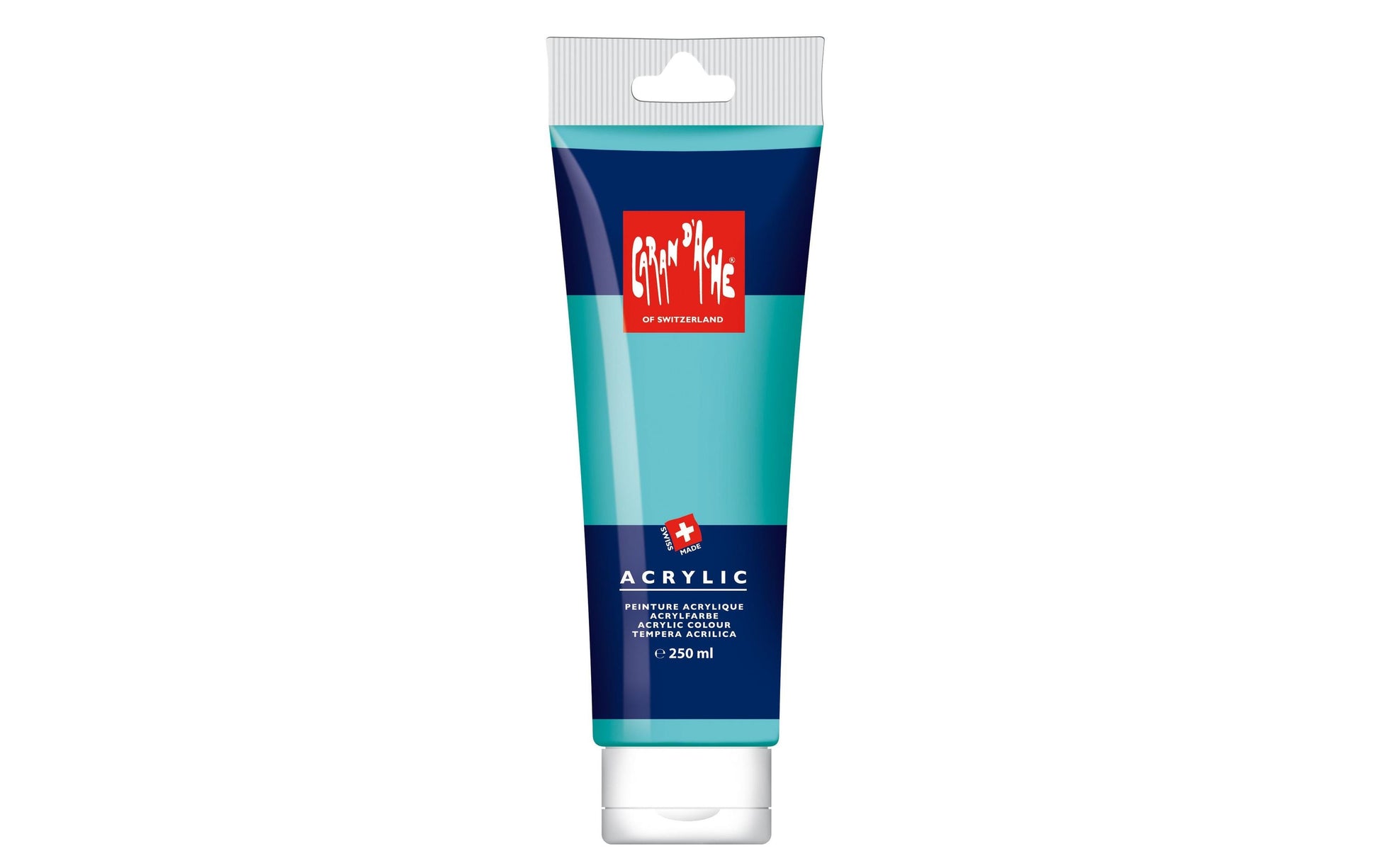 Caran d-Ache Caran d'Ache – Acrylfarbe – Türkisblau, 250 ml