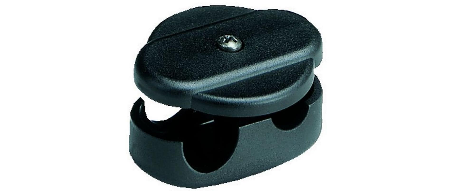 KLICKfix Korbbefestigung Korbfix II – für Rahmendurchmesser 6–16 mm – bis 10 kg – schwarz, Kunststoff