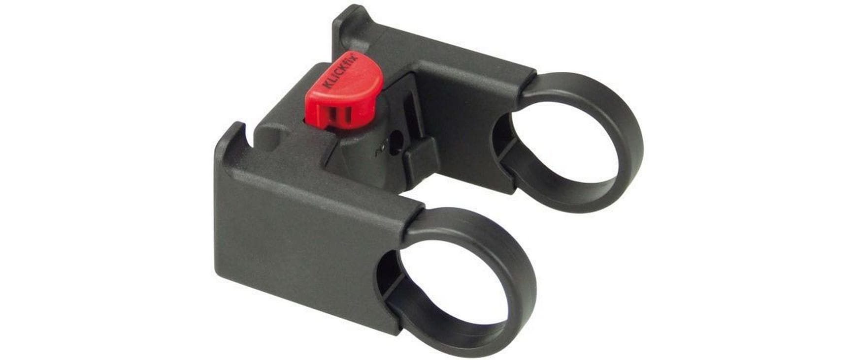 KLICKfix Adapter für Lenkerhalterung – Oversize, bis 7 kg – für Lenker Ø 32 mm – Schwarz – Kunststoff