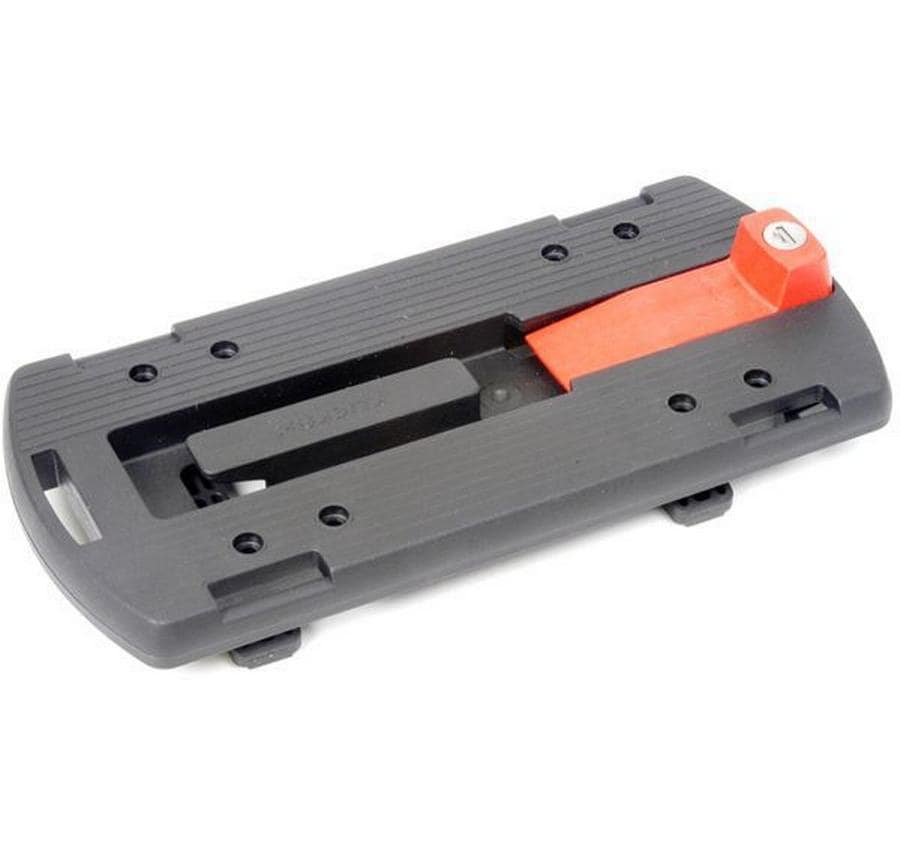 KLICKfix Gepäckträger-Adapter – für Rahmendurchmesser 0–145 mm – Länge 300 mm, Schwarz, Kunststoff, 470 g