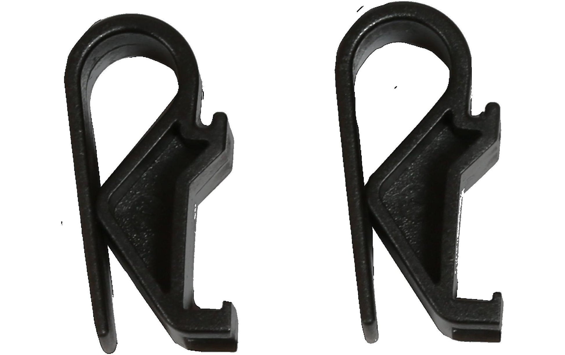 Basil Hook-on-System – bis 5 kg Tragkraft, 10 × 10 × 10 mm – schwarz – 2 Stk.