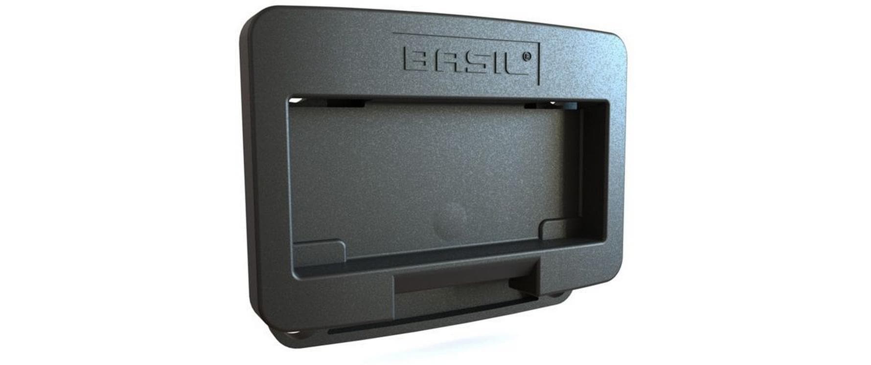 Basil Adapterplatte – Tragkraft 5 kg, 10×10×10 mm – Anthrazit, synthetisch