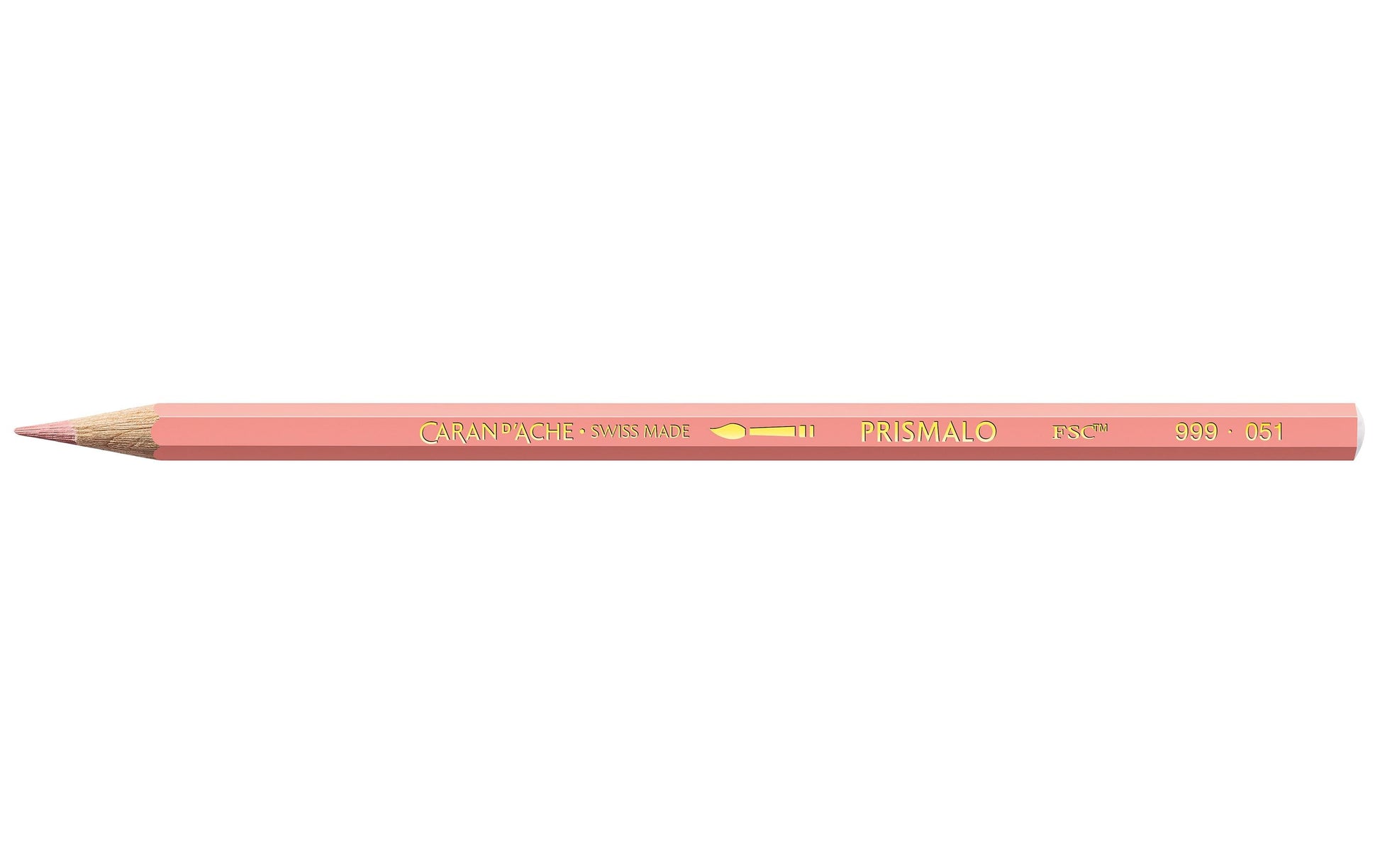 Caran d-Ache Caran d'Ache Prismalo Aquarellfarbstift – Lachsrot, Ø 3 mm, FSC