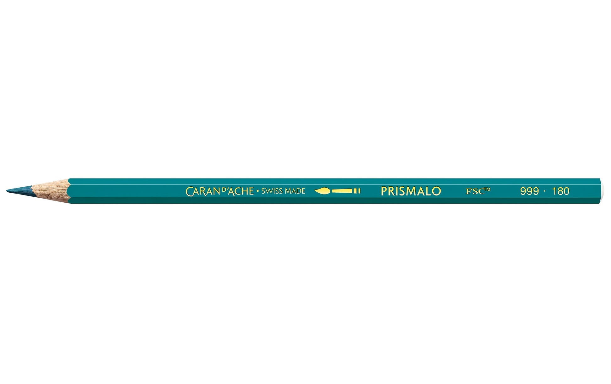 Caran d-Ache Caran d'Ache Aquarellfarbstift Prismalo – Malachitgrün, Ø 3 mm, FSC