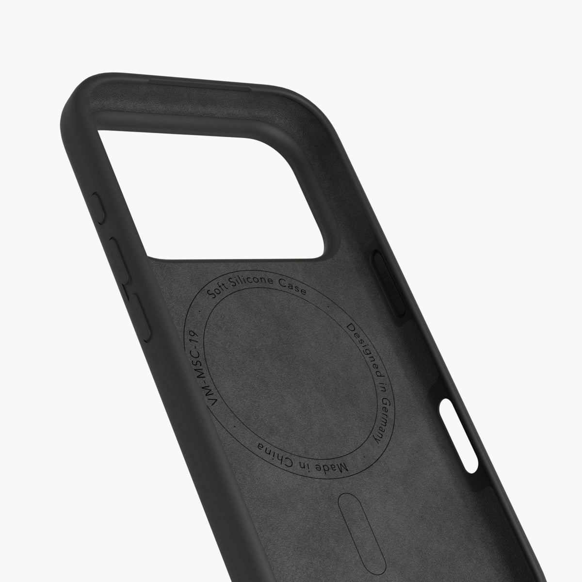 Vonmählen Backcover – für Apple iPhone 17 Pro Max – schwarz – Silikon, MagSafe-kompatibel