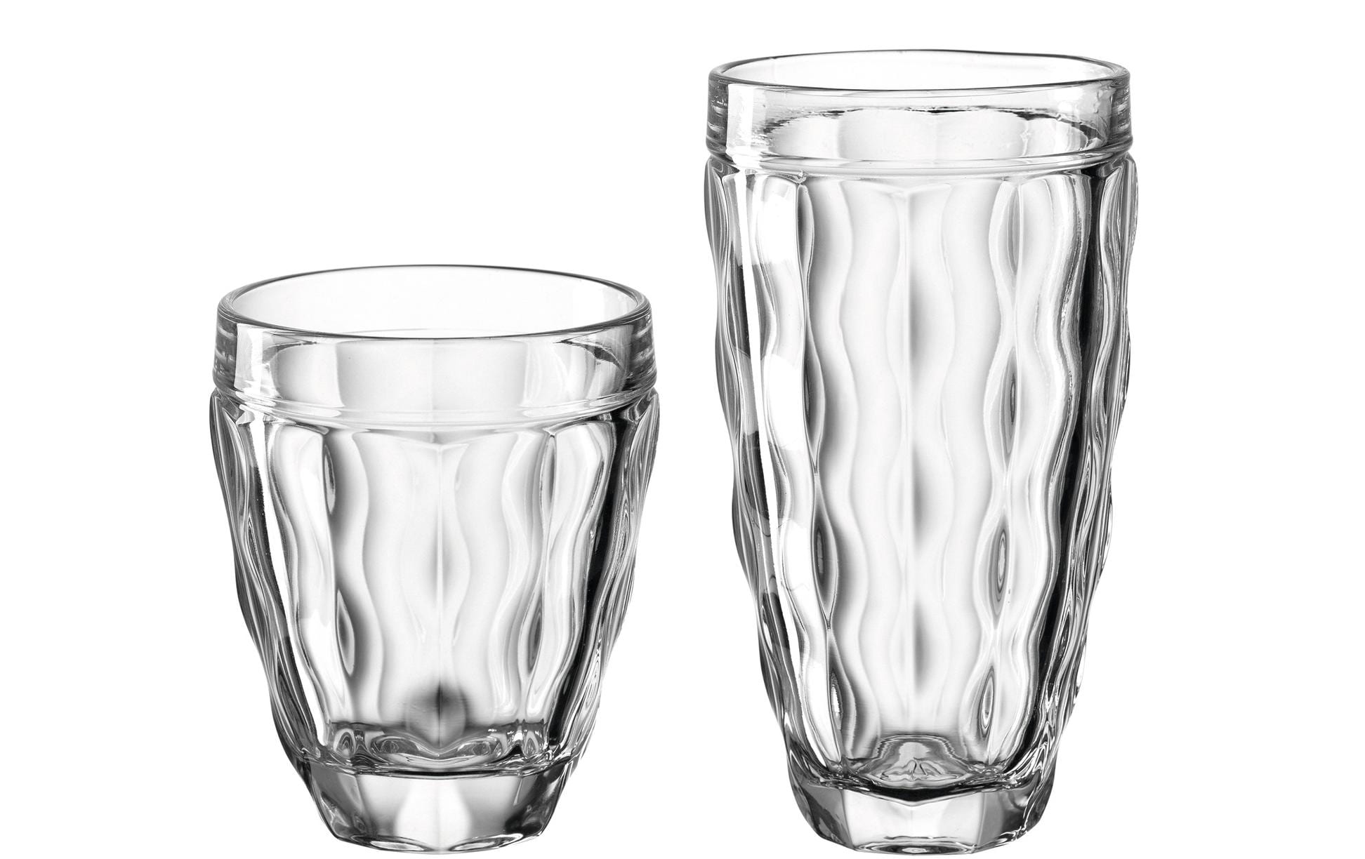 LEONARDO Brindisi Trinkglas – 0,37 l, Kalk-Natron-Glas, Transparent, 8 Stück