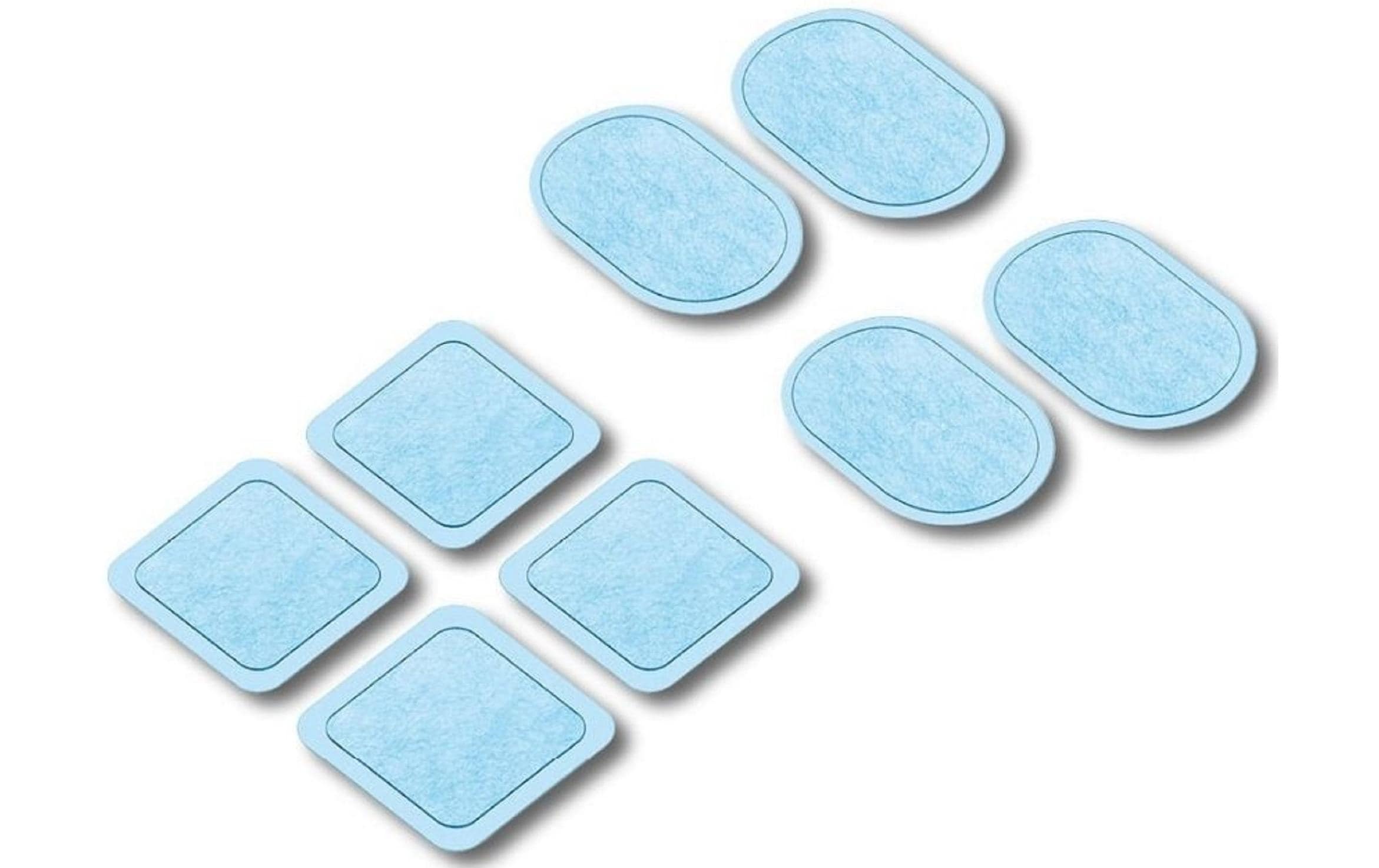 Beurer Gel-Film-Set – für EM40, EM49, EM80 – 4,5 × 4,5 cm, 3 Stk – blau