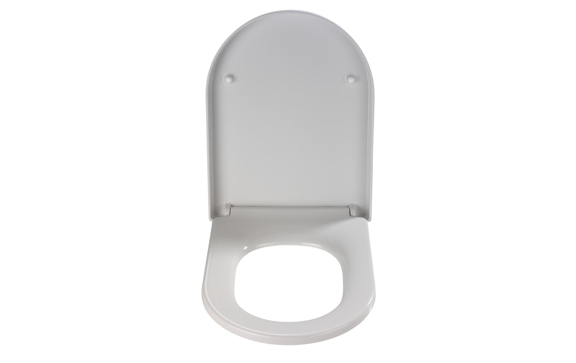 Wenko Palma – Toilettensitz – Duroplast, weiss, mit Deckel, mit Absenkautomatik, 37,5 × 46,5 cm