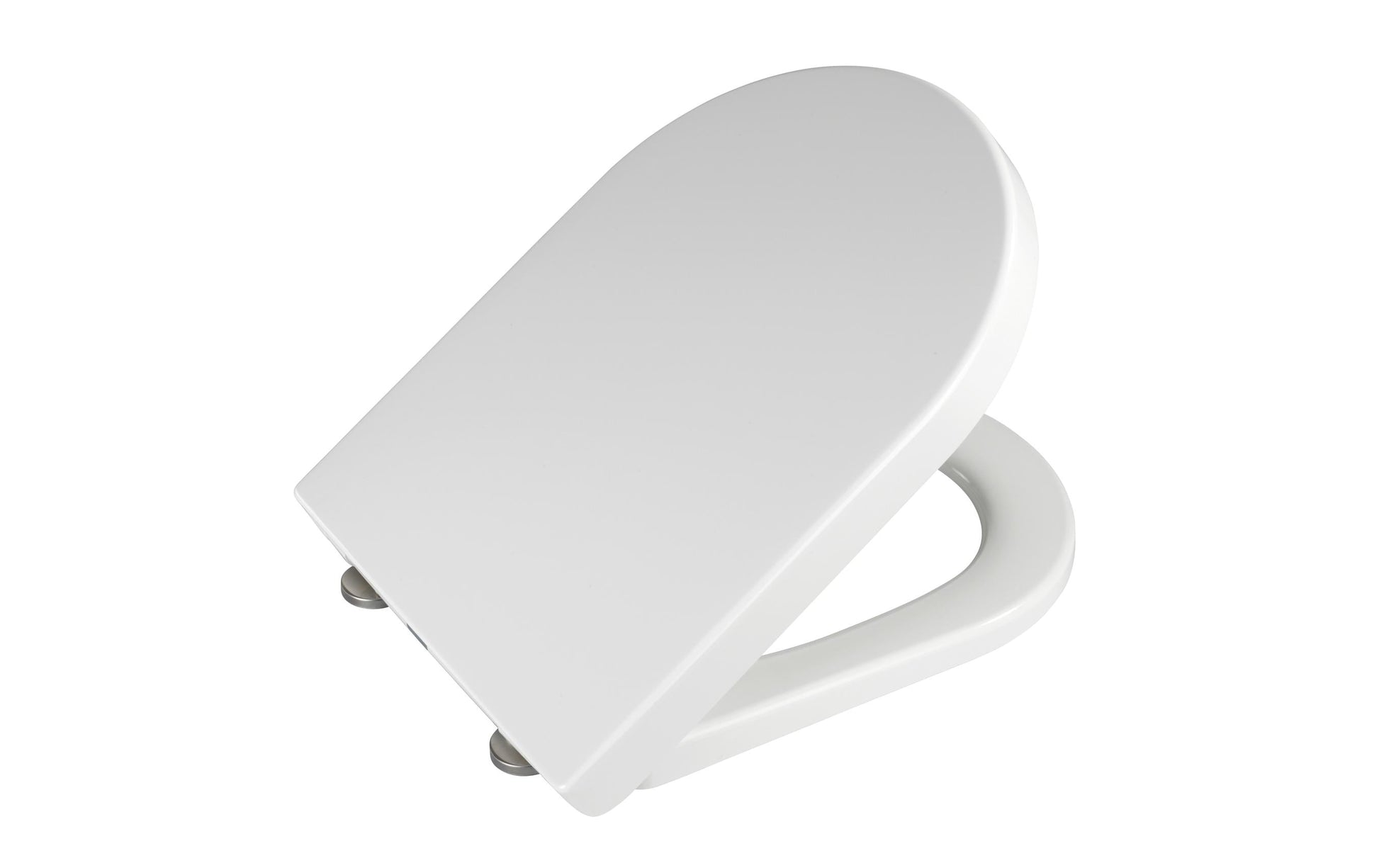 Wenko Palma – Toilettensitz – Duroplast, weiss, mit Deckel, mit Absenkautomatik, 37,5 × 46,5 cm