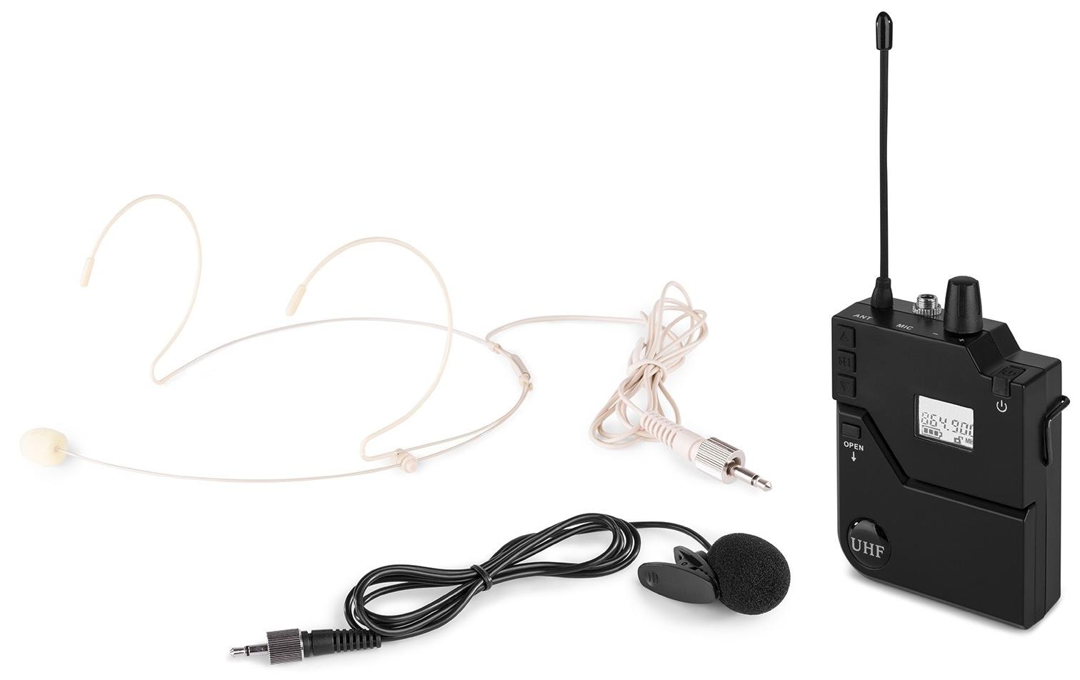 Power Dynamics PD632BP – Taschensender-Set – 3,5 mm Klinke, Kabellos, Omnidirektional – für PD632 Serie