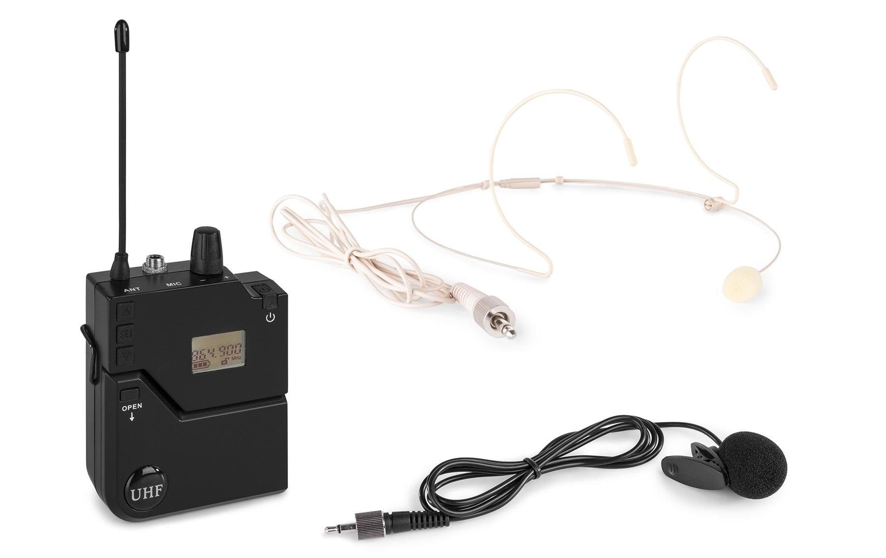 Power Dynamics PD632BP – Taschensender-Set – 3,5 mm Klinke, Kabellos, Omnidirektional – für PD632 Serie