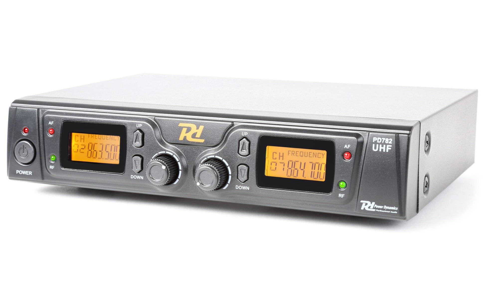 Power Dynamics PD782 – Bühnenmikrofon-Set – XLR, 6,35 mm Klinke – Kabellos (UHF, 863–865 MHz), Niere