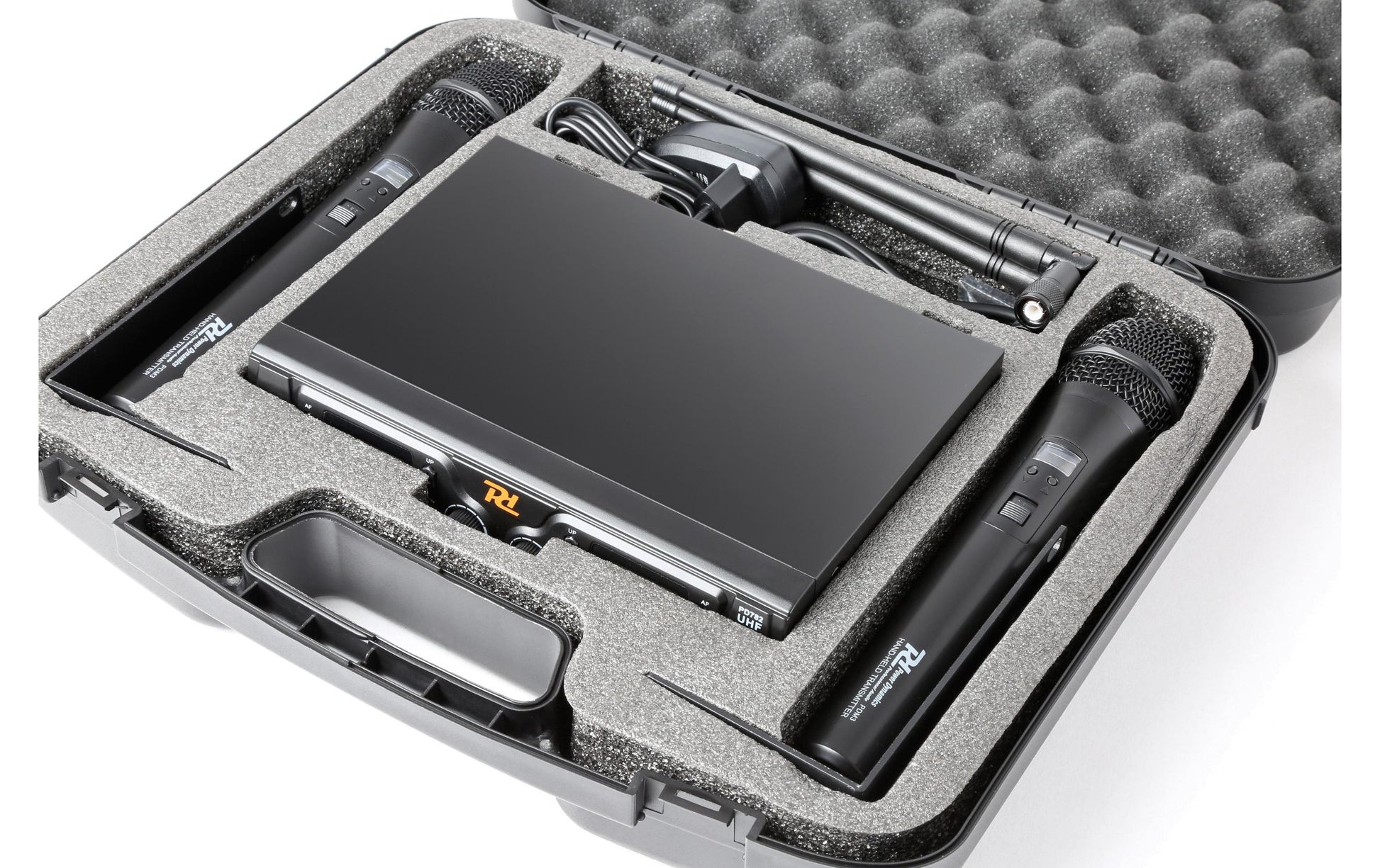 Power Dynamics PD782 – Bühnenmikrofon-Set – XLR, 6,35 mm Klinke – Kabellos (UHF, 863–865 MHz), Niere