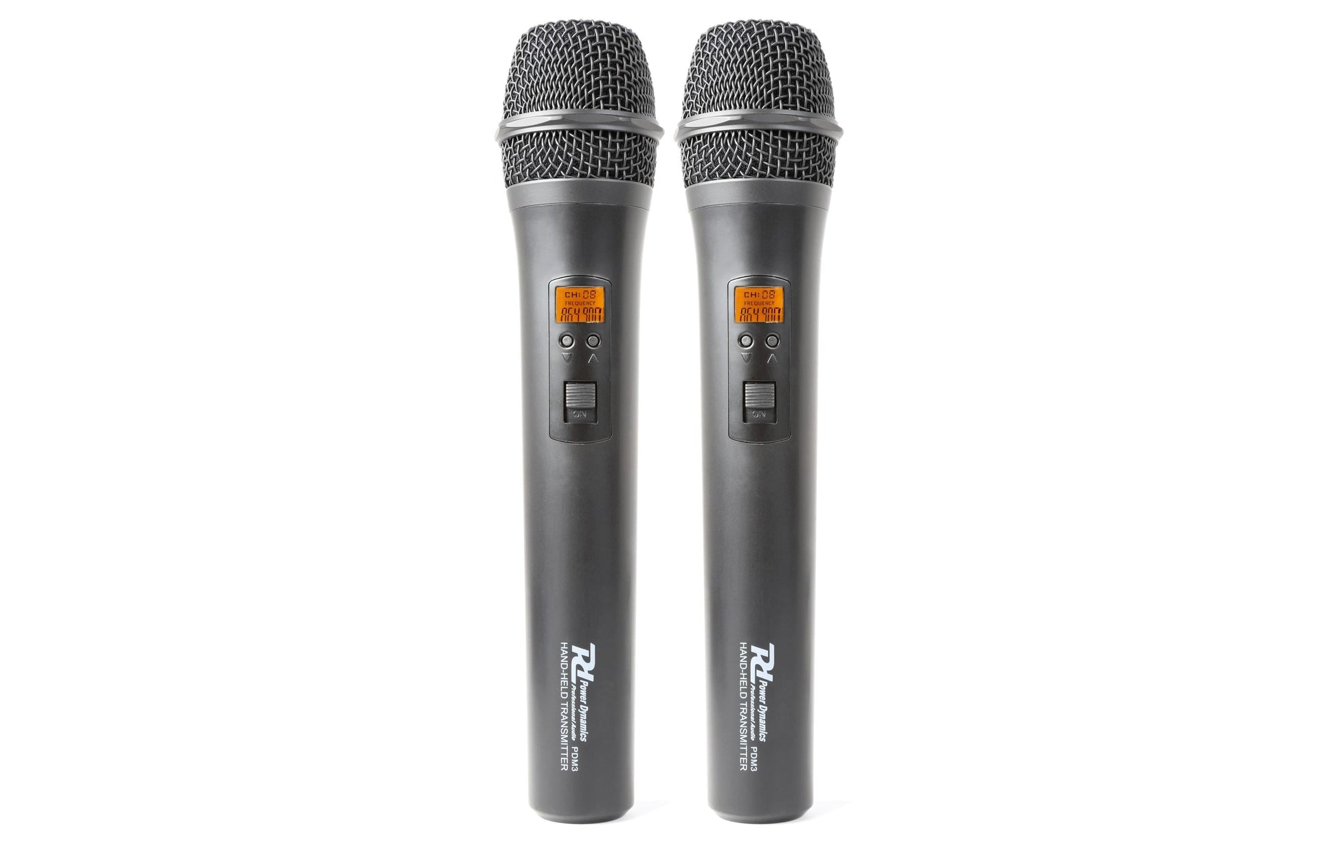 Power Dynamics PD782 – Bühnenmikrofon-Set – XLR, 6,35 mm Klinke – Kabellos (UHF, 863–865 MHz), Niere