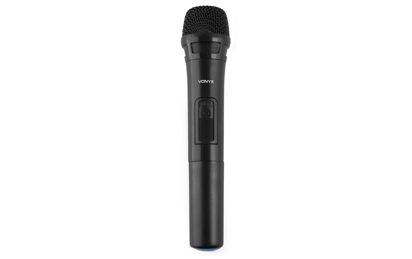 Vonyx HH10 Bühnenmikrofon – Kabellos, Niere, UHF 863,1 MHz, Schwarz