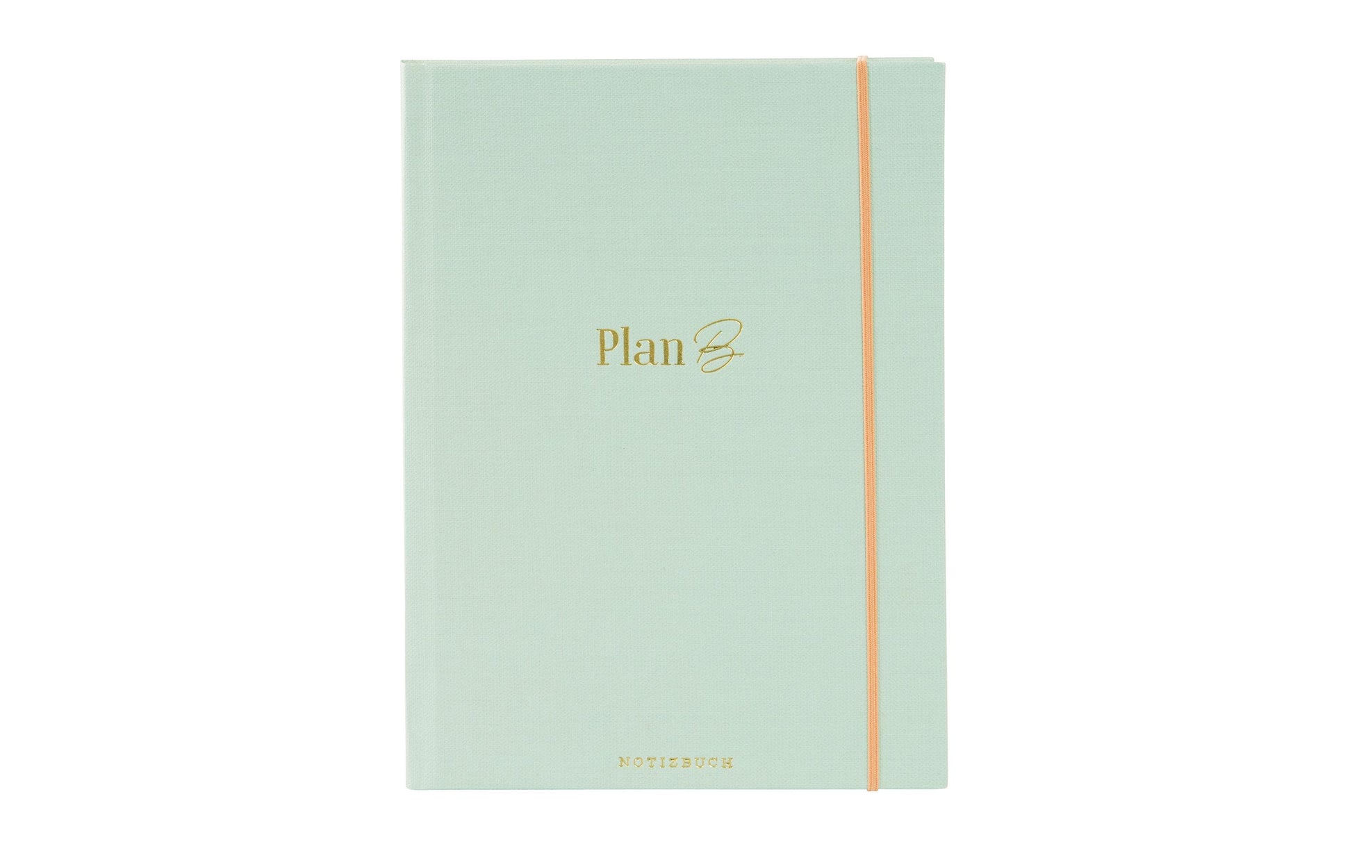 Goldbuch Notizbuch – A5 – punktiert 5 mm – 200 Seiten – 100 g/m² – Hardcover, Gummiband – hellgrün