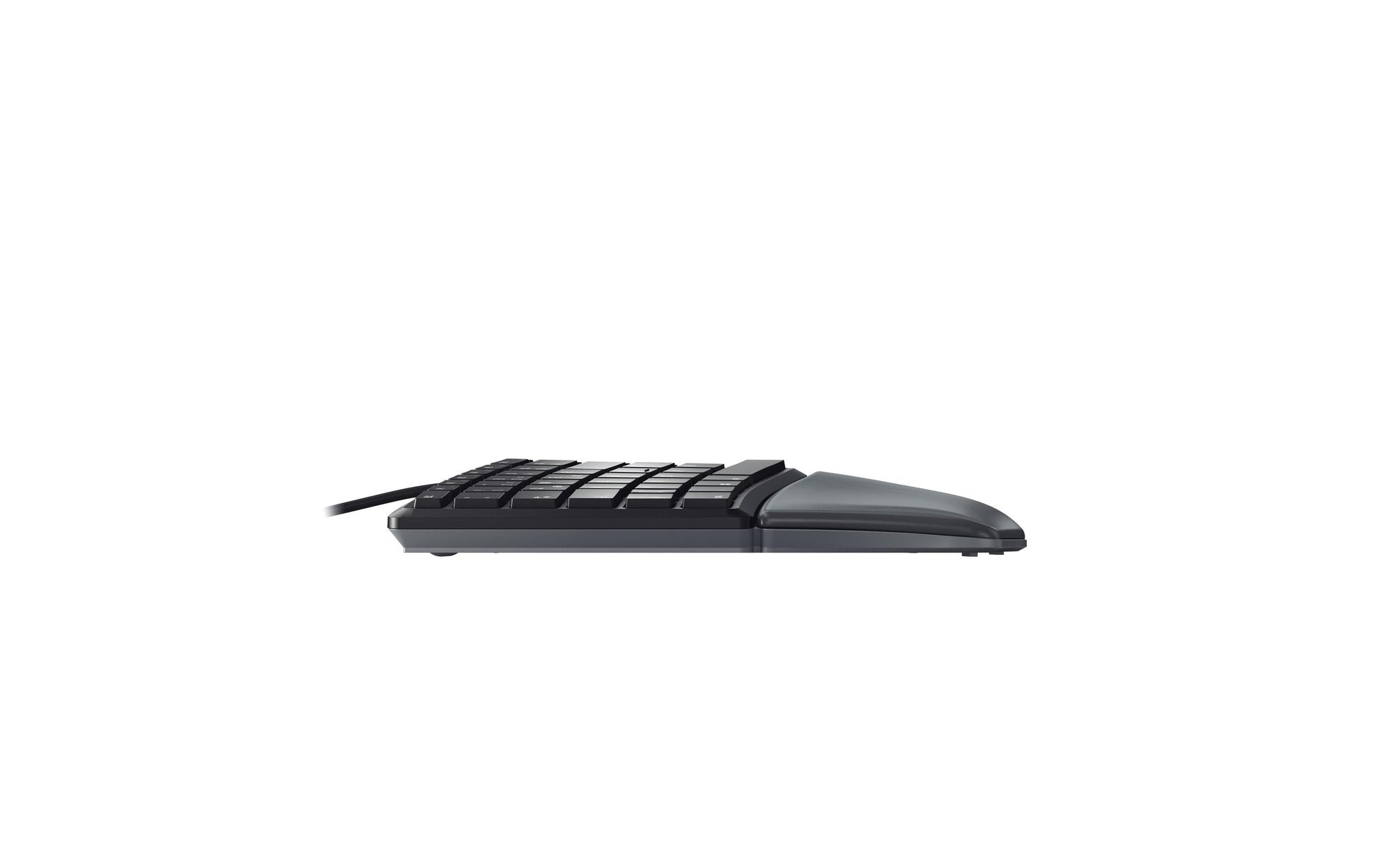 Cherry KC 4500 ERGO – Tastatur, kabelgebunden (USB-A), CH-Layout (DE-CH), Fullsize (mit Ziffernblock)