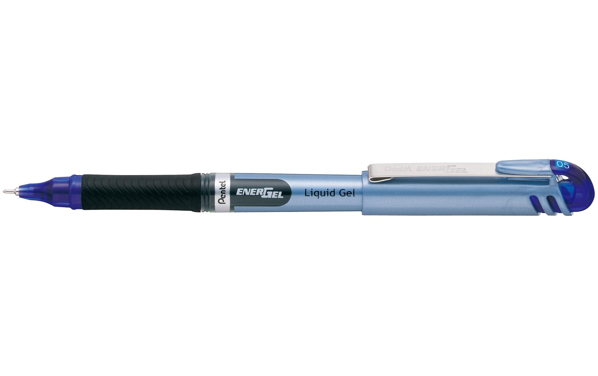 Pentel EnerGel Gelschreiber – Blau, 0,5 mm, Kappe