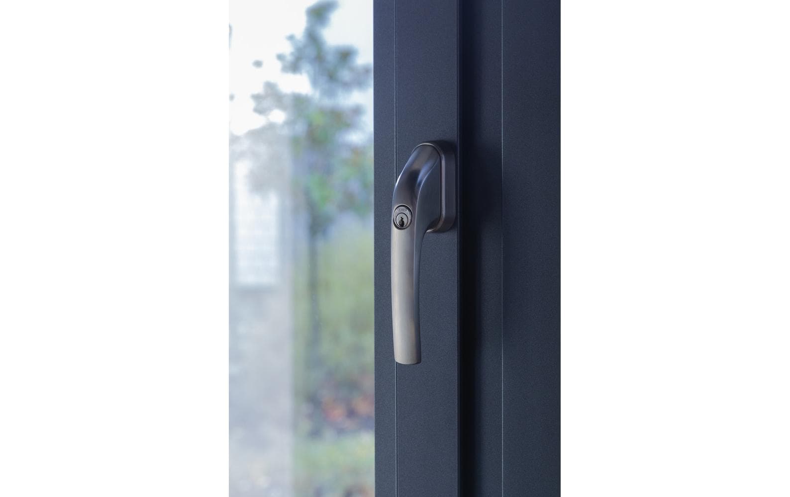 ABUS FG300 S CL/DFNLI Fenstergriff – Aluminium, Sicherheitsstufe 5, Silber