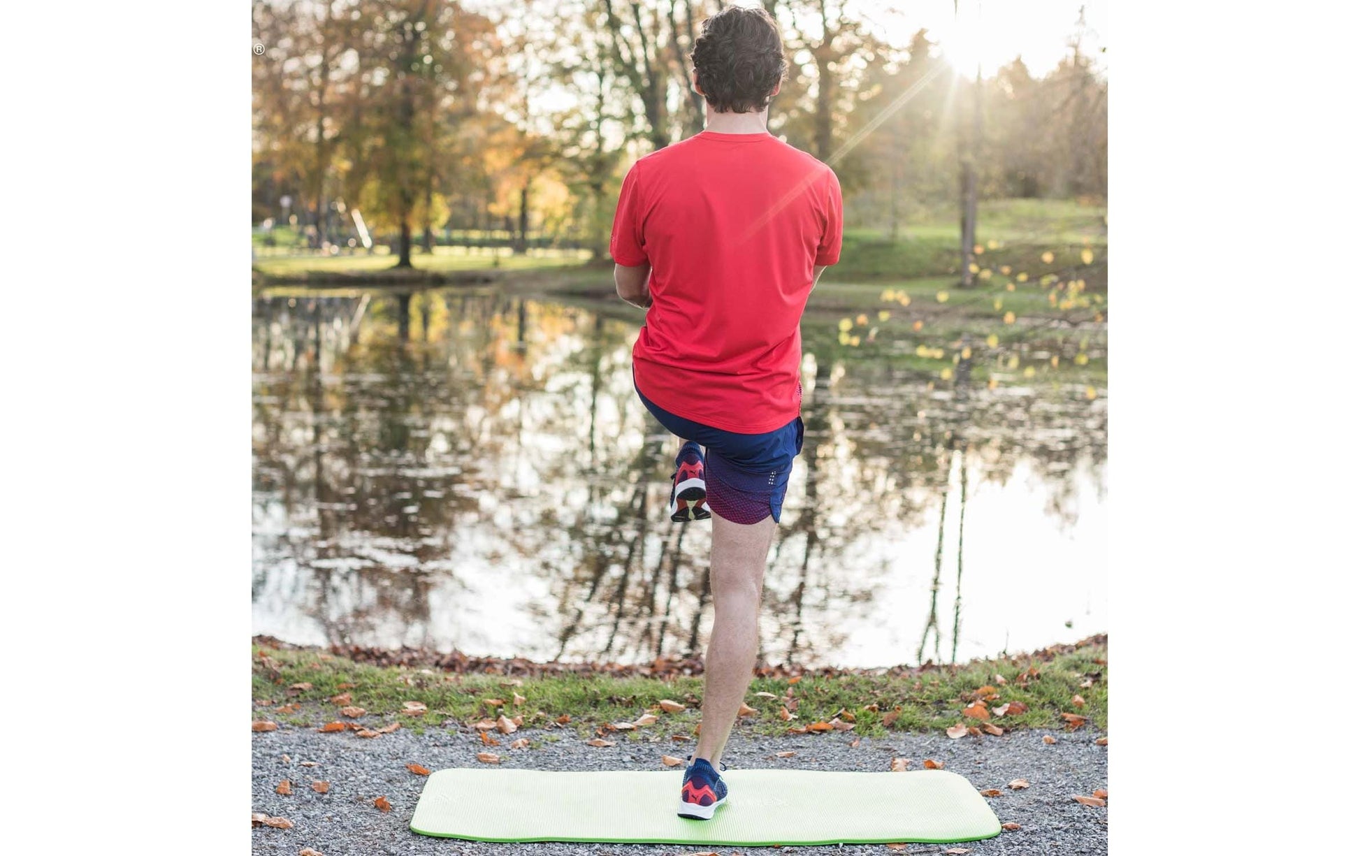 Airex Gymnastikmatte Fitline 140 – 60 × 140 cm, 1 cm, grün, rutschfest, für Fitness