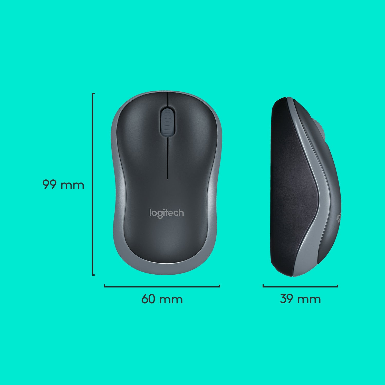 Logitech MK270 – Tastatur- und Maus-Set – 2,4 GHz USB-A (Unifying-Empfänger) – QWERTY (US-INT) – Schwarz/Silber