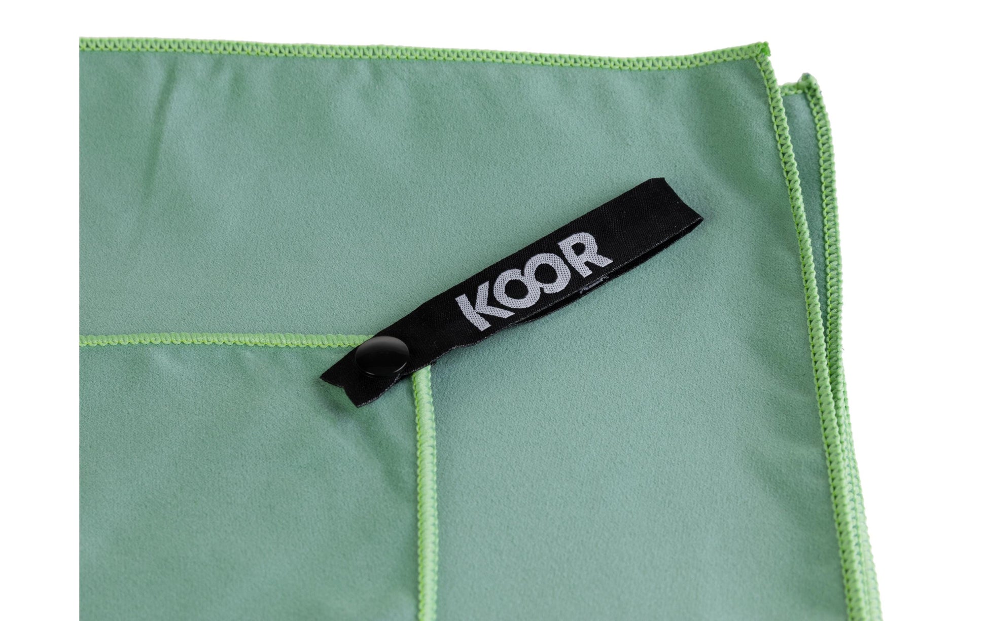 KOOR Badetuch Silva – 110×180 cm, 80% Polyester/20% Polyamid, Grün