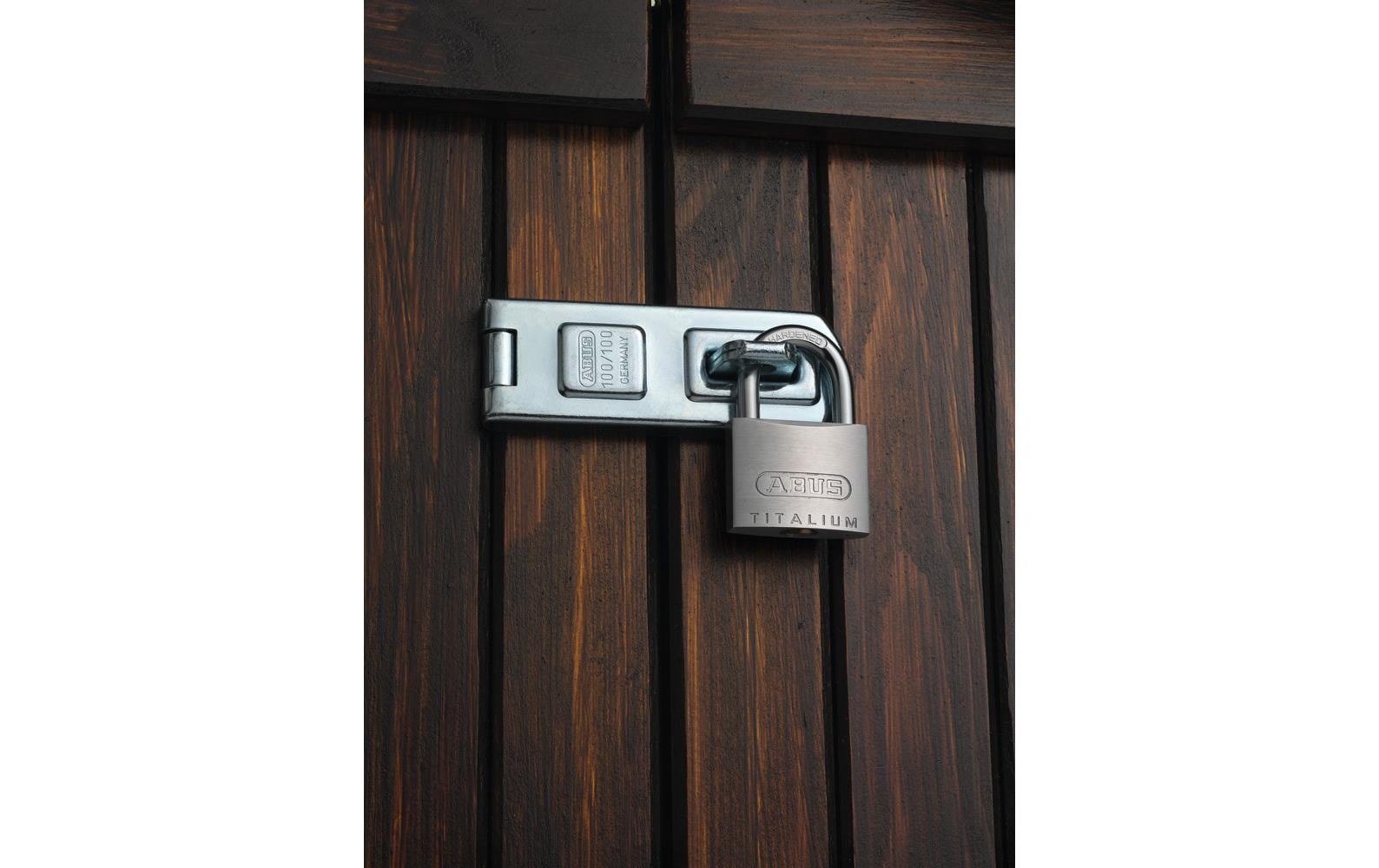 ABUS 64TI/20 Twins B/DFNLI Mechanisches Vorhängeschloss – Aluminium (Korpus), gehärteter Stahl (Bügel)