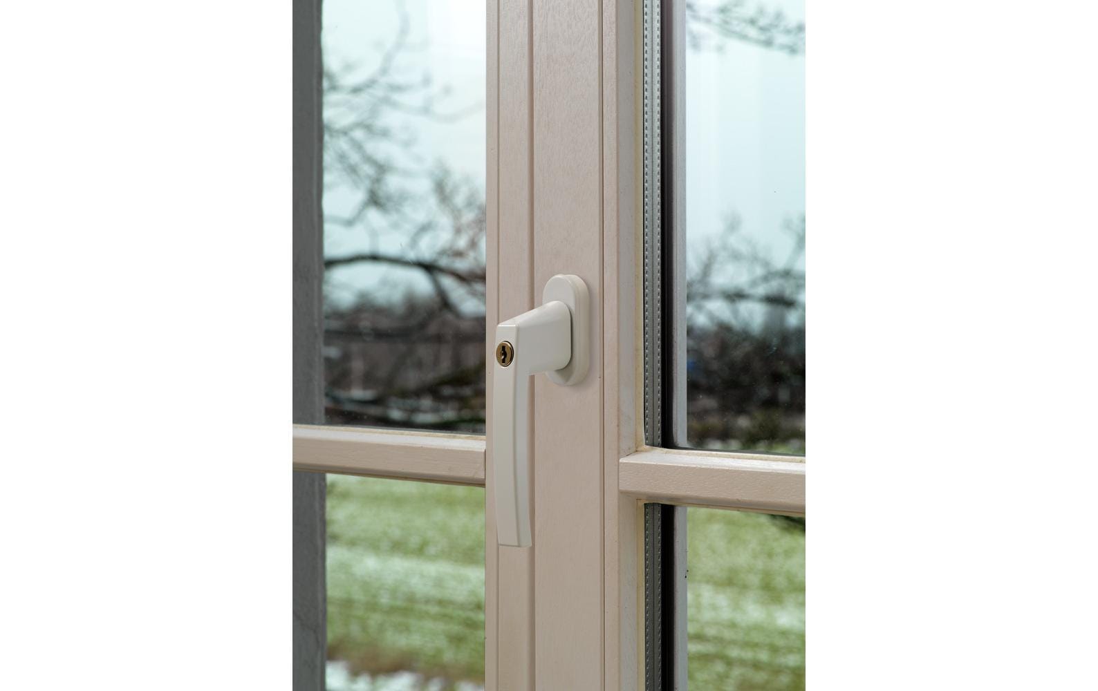 ABUS FG210 W Fenster-Verriegelungsgriff – Sicherheitsstufe 3, 3 Stk., Weiss