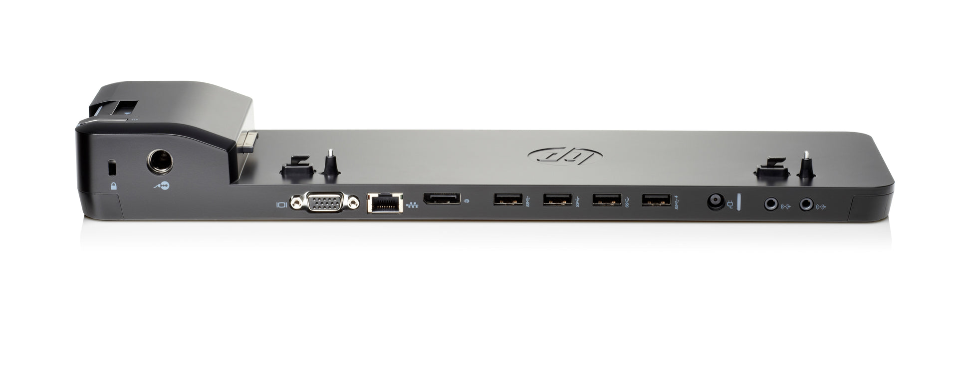 HP UltraSlim 2013 Dockingstation – Andocken, 2× DP, 1× VGA, 3,5 mm Audio, für EliteBook 820/840/850 G1