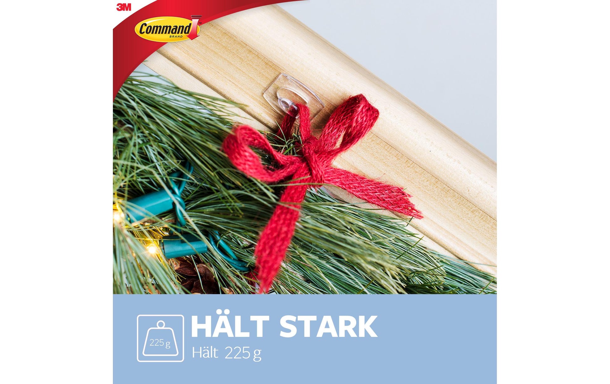 3M Command Haken – Kunststoff – Transparent – 0,225 kg – 11 × 28,6 mm – 6 Stück