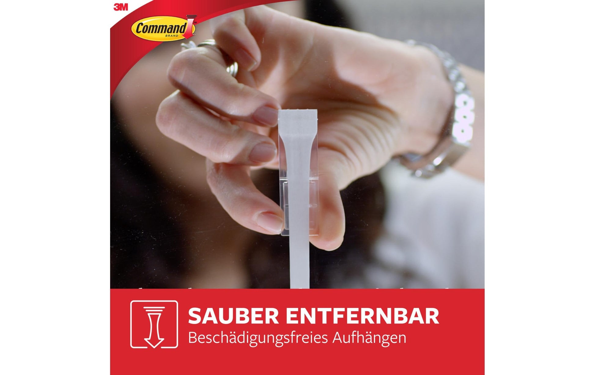 3M Designer Haken – Kunststoff – Weiss – Selbstklebend – 0,45 kg – 2 Stück