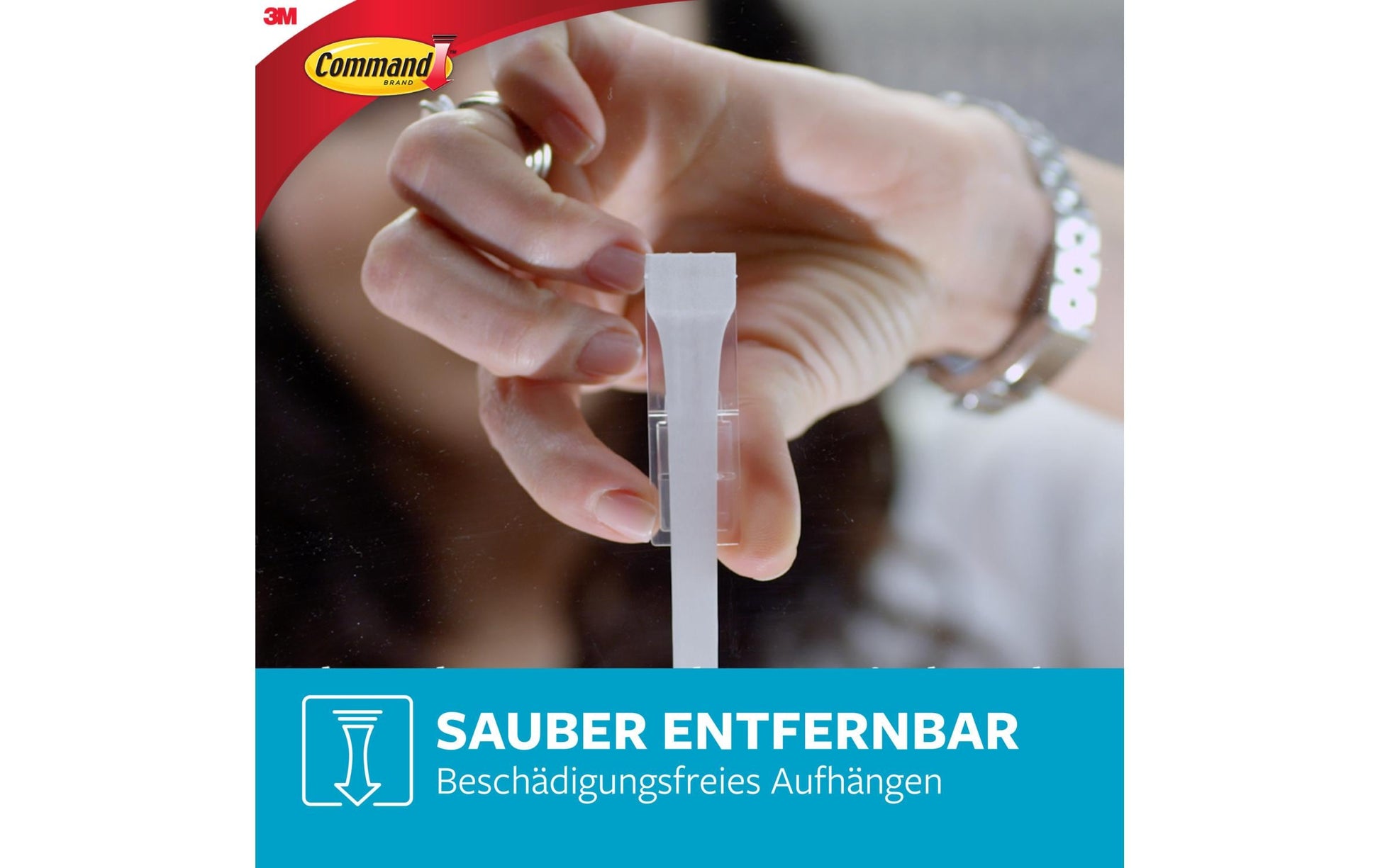 3M Command Haken – Kunststoff – Weiss – 2,2 kg